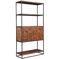 FURNITURE LINK Axis Bookcase, Brown