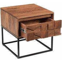 FURNITURE LINK Axis End Table, Brown