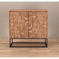 FURNITURE LINK Axis Drinks Cabinet, Brown