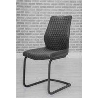 FURNITURE LINK Charlie Chair - Grey sold In 2's , Grey