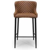 FURNITURE LINK Charlie Stool - Antique sold In 2's , Brown