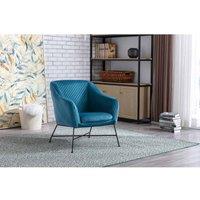 FURNITURE LINK Cleo Chair - Federal Blue, Blue