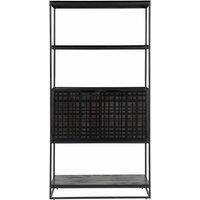 FURNITURE LINK Fusion Bookcase - Black