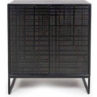 FURNITURE LINK Fusion Drinks Cabinet, Black