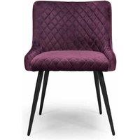 FURNITURE LINK Malmo Dining Chair - Mulberry sold In 2's , Purple