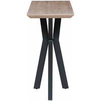 FURNITURE LINK Manhattan Console Table - Oak, Brown
