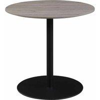 FURNITURE LINK Manhattan Round Table 800mm - Grey, Grey