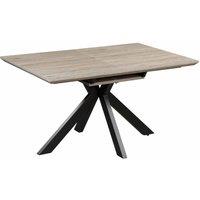 FURNITURE LINK Manhattan Ext Table 1400mm - 1800mm - Grey, Grey