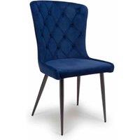 FURNITURE LINK Merlin Chair - Navy sold In 2's , Blue