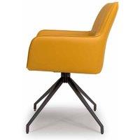 FURNITURE LINK Nix Chair - Ochre sold In 2's , Yellow