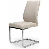 FURNITURE LINK Seattle Dining Chairs - Taupe (Set of 2), Cream