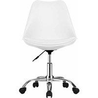 FURNITURE LINK Urban Swivel Chair - White only Sold In 2's , White