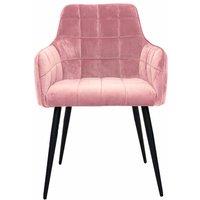 FURNITURE LINK Vienna Dining Chair - Blush sold In 2's , Pink