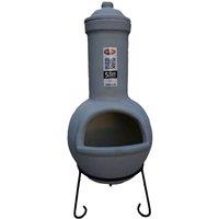 Gardeco Sempra Chiminea - Light Grey, Grey