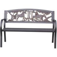 Gardeco Unicorns Bench, Black