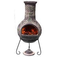 Gardeco Derwyn Chiminea, Black