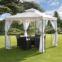 Suntime Polenza 2.5m Cream Gazebo, Cream