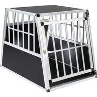 Tectake Dog Crate Standard Shape Single, Black