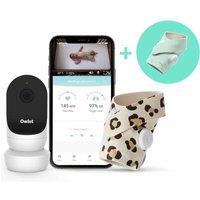 Owlet Duo Smart Sock v3 Baby Heart Rate Oxygen Level Monitor & Camera Wild child