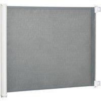 PawHut Retractable Safety Gate Pet Guard - Grey, Grey