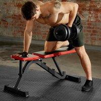 Tectake Weight Bench Black Red