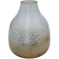 Ivyline Verre Round Gold Frosted Vase H25cm W20.5cm, Gold