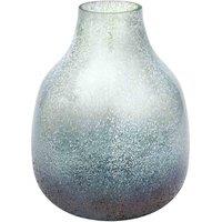 Ivyline Verre Round Atlantic Blue Frosted Vase H25cm W20.5cm, Multi