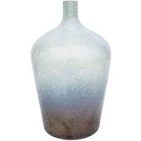 Ivyline Verre Stem Atlantic Blue Frosted Vase H29cm 20cm, Multi