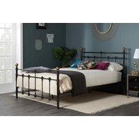 Birlea Double Atlas Bed Black, Black