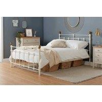 Birlea Small Double Atlas Bed Cream, Cream