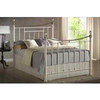 Birlea King Bronte Bed Cream, Cream