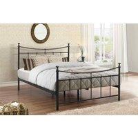 Birlea Small Double Emily Bed Black, Black