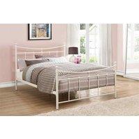 Birlea Small Double Emily Bed Cream, Cream