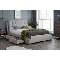 Birlea King Mayfair Bed 4 Drawers Grey, Grey