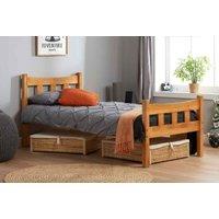 Birlea Single Miami Bed Pine, Brown