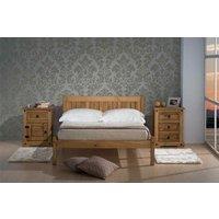 Birlea Double Rio Bed Pine, Brown