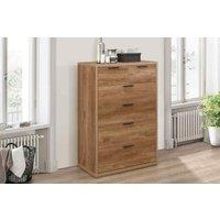 Birlea Stockwell 4 2 Chest Rustic Oak Effect, Brown