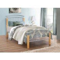 Birlea Single Tetras Bed Silver, Silver