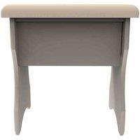 Ready Assembled Finsbury Stool - Kashmir Matt, White