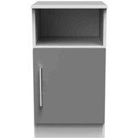 Welcome Furniture Ready Assembled Indices Open Drawer Locker - Dust Grey and White, Grey