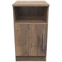 Welcome Furniture Ready Assembled Indices Open Drawer Locker - Vintage Oak, Brown