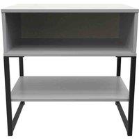 Welcome Furniture Ready Assembled Copenhagagen Single Open Locker Diego - Dust Grey, Grey