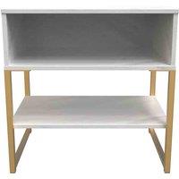 Welcome Furniture Ready Assembled Copenhagagen Single Open Locker diego - Marble, Cream