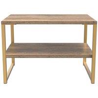 Welcome Furniture Ready Assembled Copenhagagen Lamp Table diego - Vintage Oak, Brown