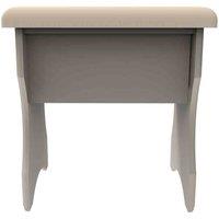 Ready Assembled Waltham Stool - Kashmir Matt, White