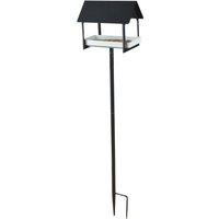 Best for Birds Metal Bird Table, Black