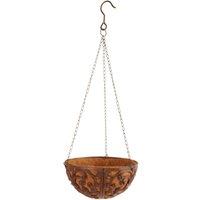 Esscherts Garden Hanging Basket - 26cm Dia, Brown