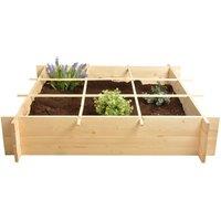 Esscherts Garden Wooden Square Metre Garden, Brown