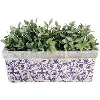 Ceramics Ceramic Rectangular Planter, Multi