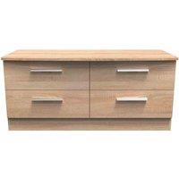 Ready Assembled Fourrisse 4 Drawer Bed Box - Bardolino Oak, Brown
